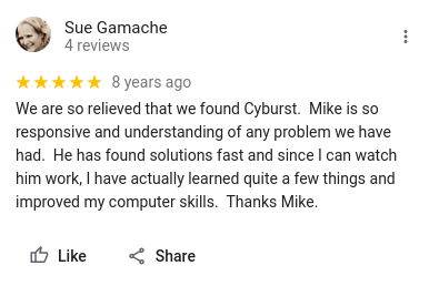 Cyburst Reviews , Westchester PC Repair Reviews